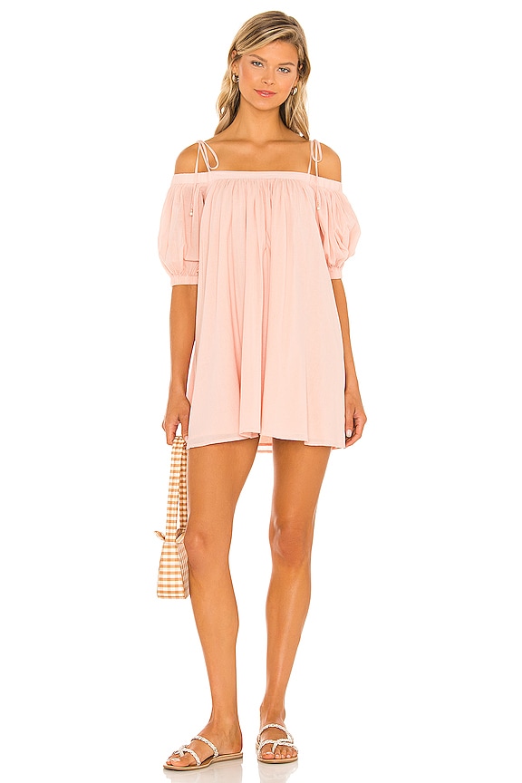 view 1 of 3 Scottie Mini Dress in Blush Nude