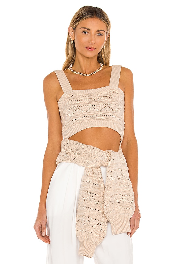 view 2 of 5 Texture Stitch Sweater Set in Beige