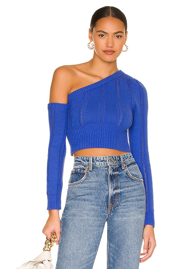 MAJORELLE Landau Sweater in Cobalt Blue | REVOLVE