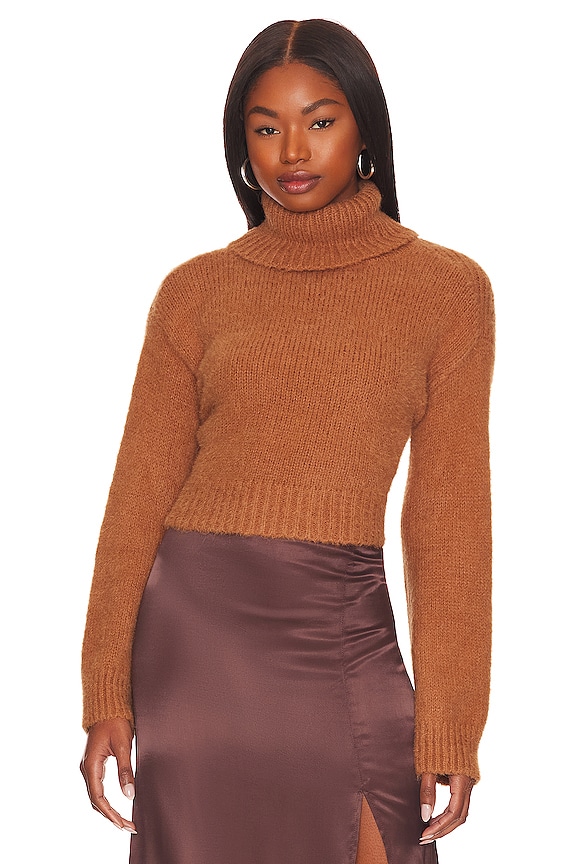 view 2 of 4 Elouise Tie Back Sweater in Camel