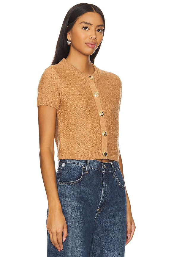 view 2 of 4 GILET DELVINA in Camel