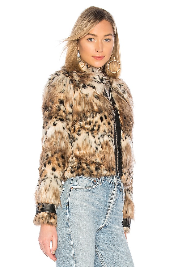 view 2 of 4 Kaelyn Coat in Snow Leopard