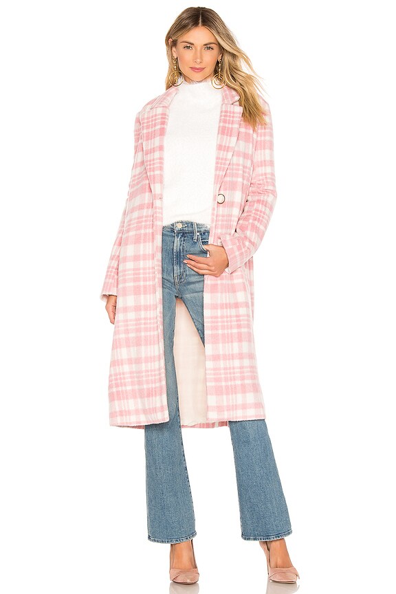 MAJORELLE Madonna Coat in Pink Cloud | REVOLVE