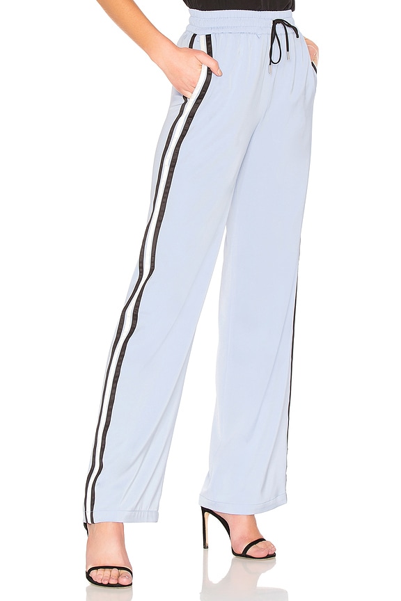 view 1 of 4 PANTALON JAMBES LARGES DRAWSTRING in Light Blue