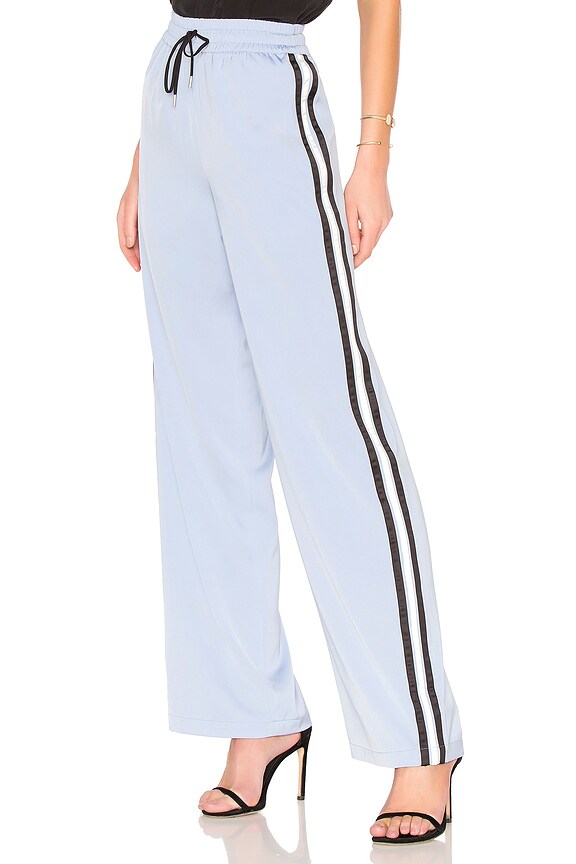 view 2 of 4 PANTALON JAMBES LARGES DRAWSTRING in Light Blue