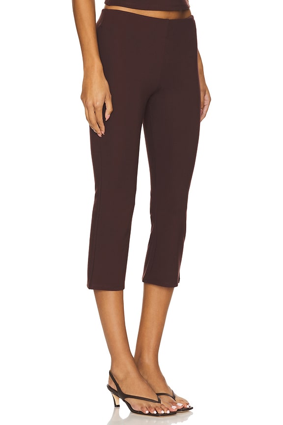 view 2 of 6 Royce Capri in Chocolate Brown