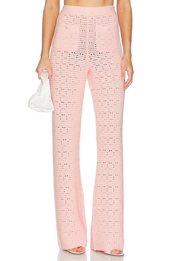 view 1 of 6 Emiliana Knit Pant in Pink