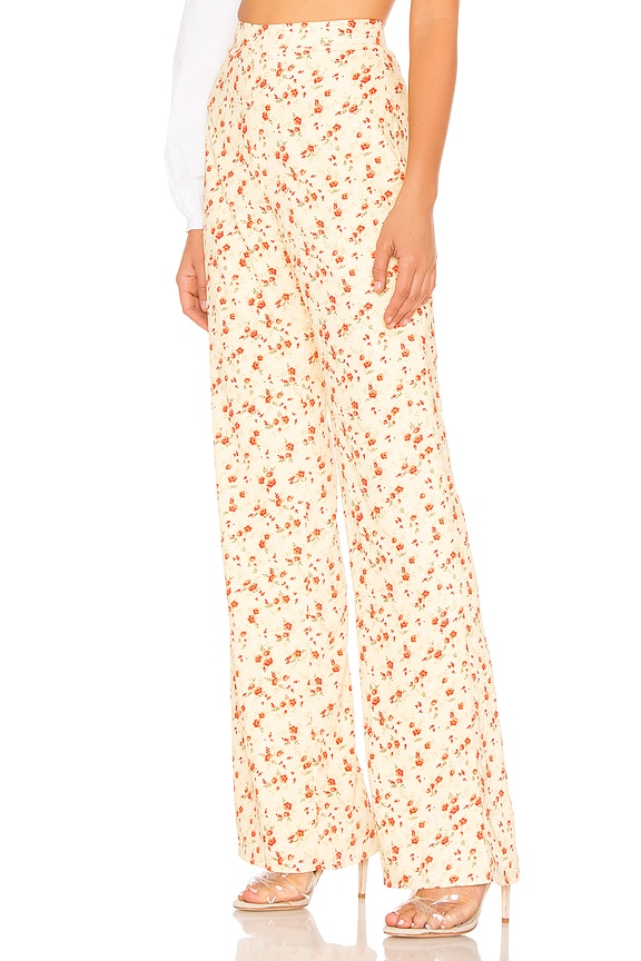 view 2 of 4 Elisa Pant in Yellow Ditsy