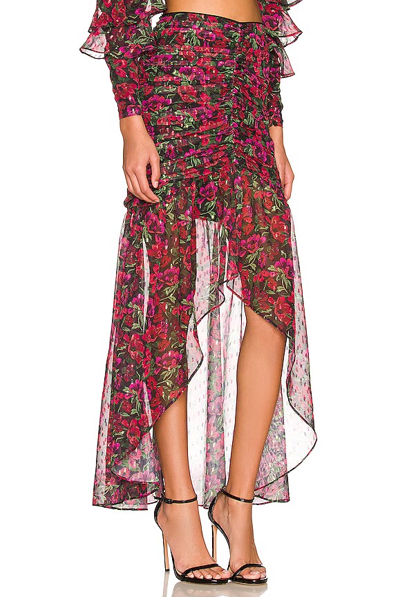 view 2 of 5 Giana Maxi Skirt in Winter Berry