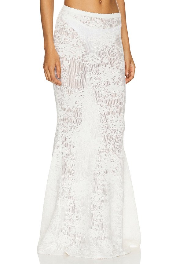 view 2 of 4 Narcisa Skirt in White