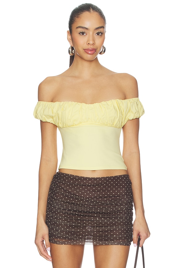 view 1 of 4 Tatum Top in Butter Yellow