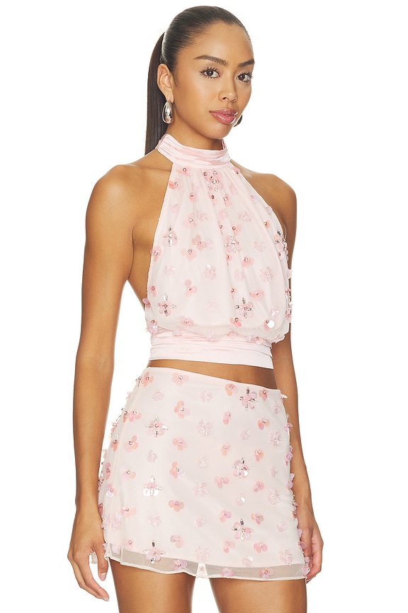 view 2 of 5 Matilda Top in Light Pink