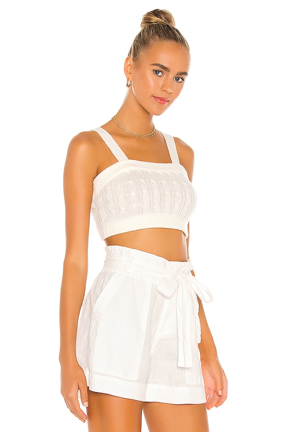 view 2 of 4 Amalia Knit Tank in White