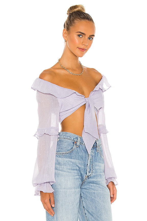 view 2 of 4 Stay Sweet Top in Periwinkle