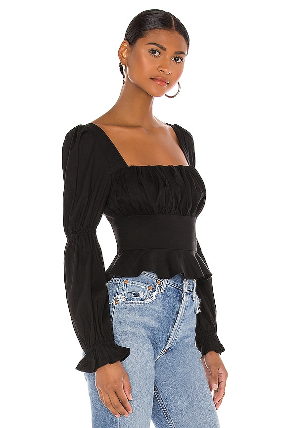 view 2 of 4 Preston Top in Black