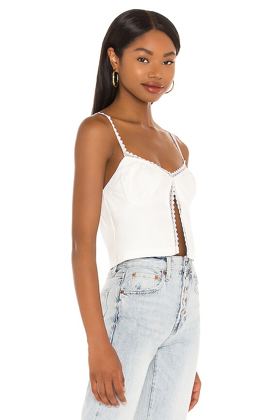 view 2 of 4 Everleigh Top in White