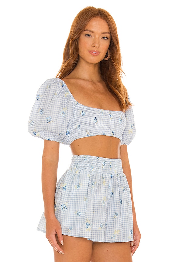 view 2 of 4 Key West Top in Polly Gingham
