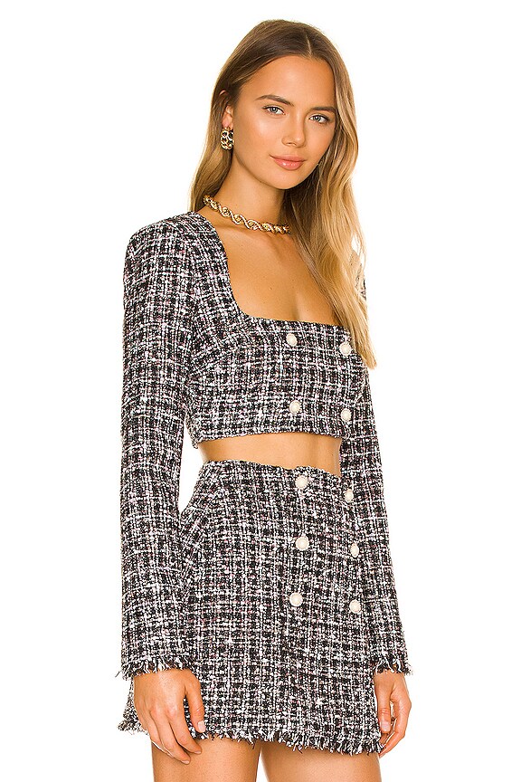 view 2 of 5 Bia Bolero Top in Candy Shop Tweed