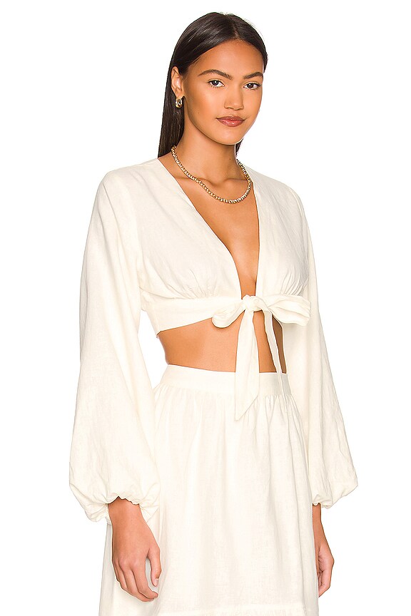 view 2 of 4 Renata Top in Ivory