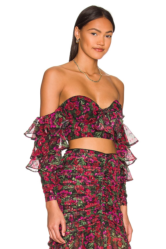 view 2 of 5 Giana Top in Winter Berry