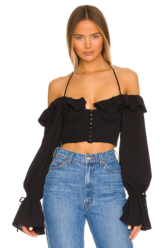 view 1 of 4 Stefano Bustier Top in Black