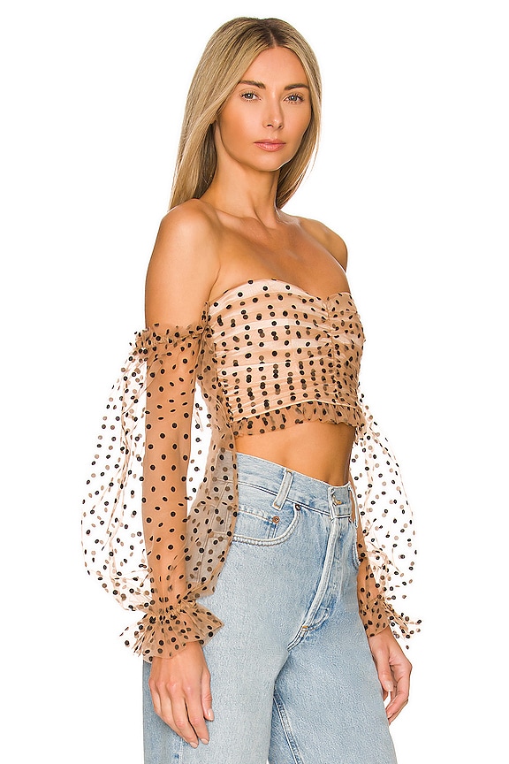 view 2 of 5 Corinne Top in Dark Nude