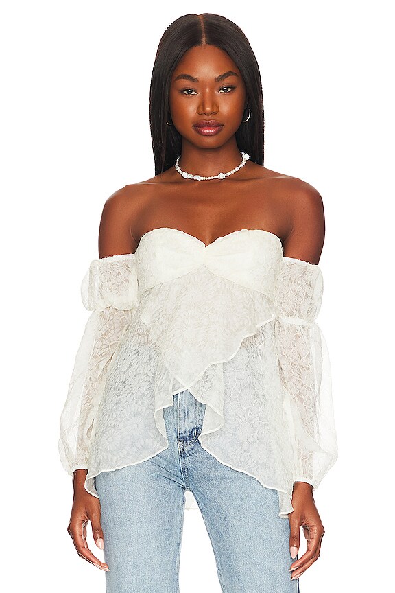 view 1 of 4 Catarah Top in Ivory