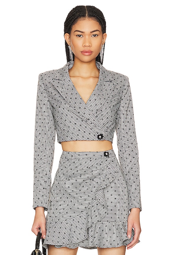 view 2 of 6 KATYA 탑 in Black & White