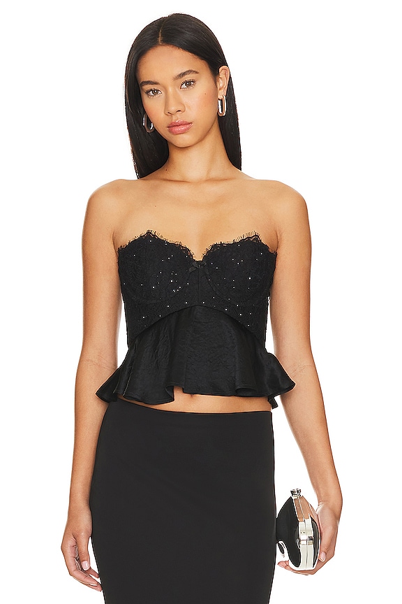 view 2 of 6 MARIELLA トップ in Black