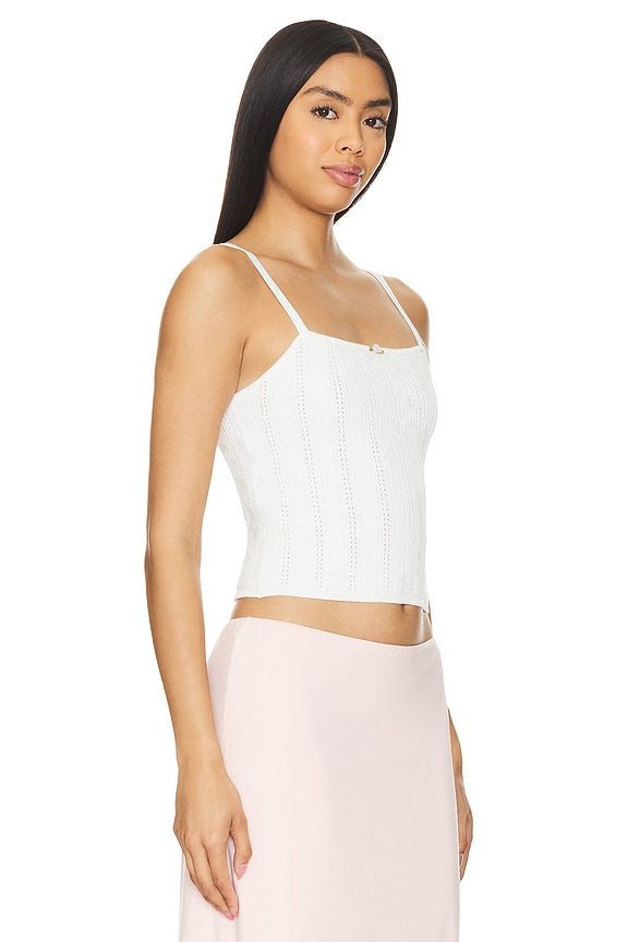 view 2 of 4 Ronan Knit Tank in White
