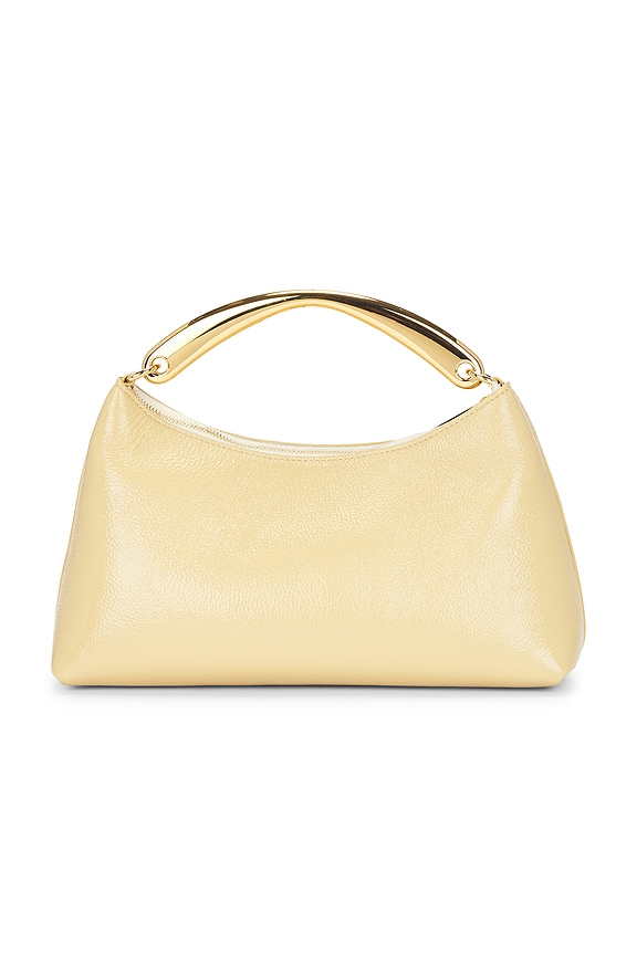 view 2 of 4 BOLSO CON ASA SUPERIOR DE METAL RHEA in Butter
