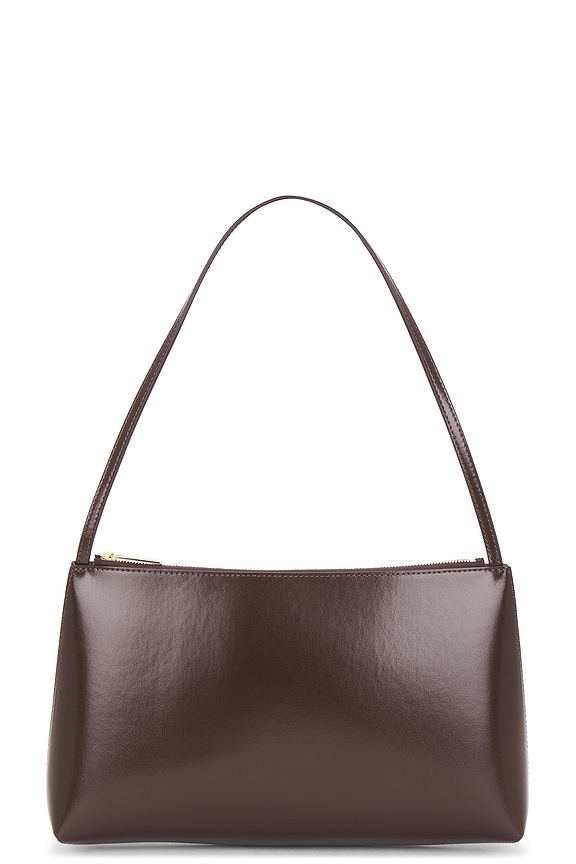 view 1 of 4 BOLSO DE HOMBRO GRANDE GAIA in Chocolate & Warm Grey