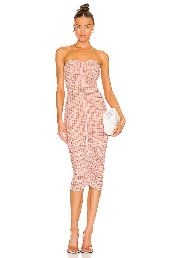 view 1 of 3 Renzo Dress in Baby Plaid