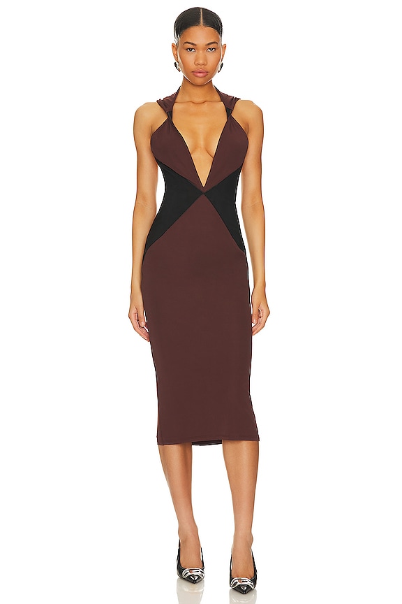 view 2 of 5 Joan Dress in Umber