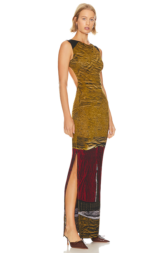 view 2 of 3 VESTIDO SELENA in Cheimises In Rouge