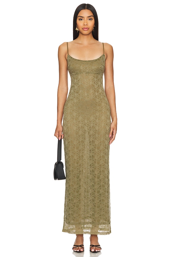 view 2 of 5 Thais Dress in Hunter