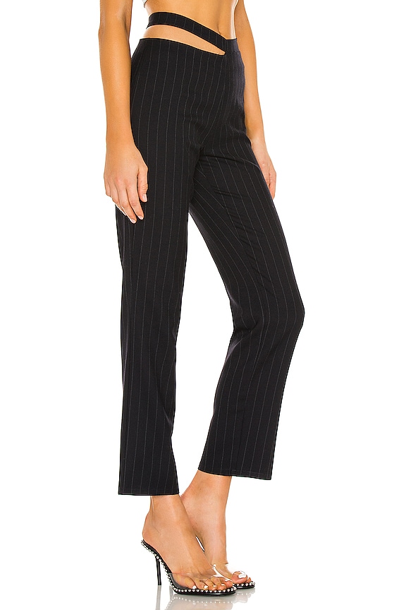 view 2 of 5 Maeve Pant in Navy Pinstripe