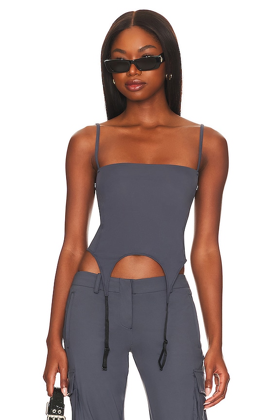 view 2 of 5 Phoenix Top in Charcoal