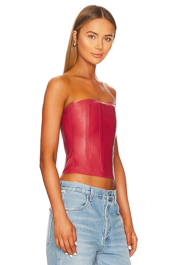 view 2 of 4 Libra Corset in Strawberry