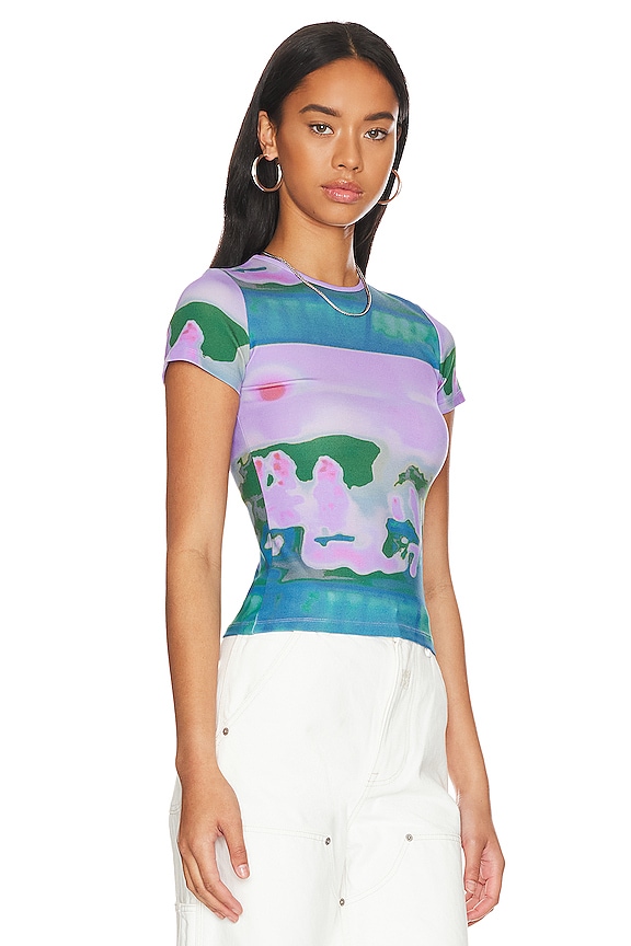 view 2 of 4 Mini Tee in Thermal Pastel