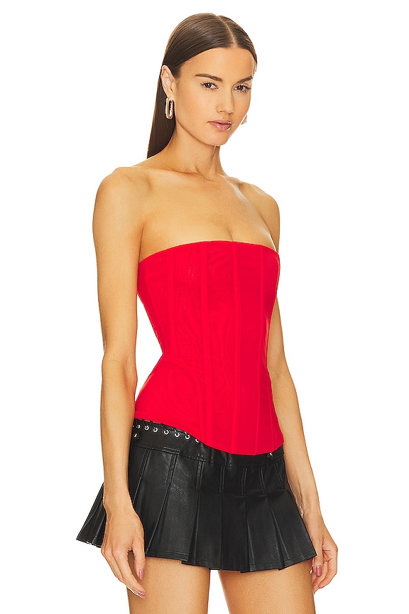 view 2 of 4 Libra Corset in Red