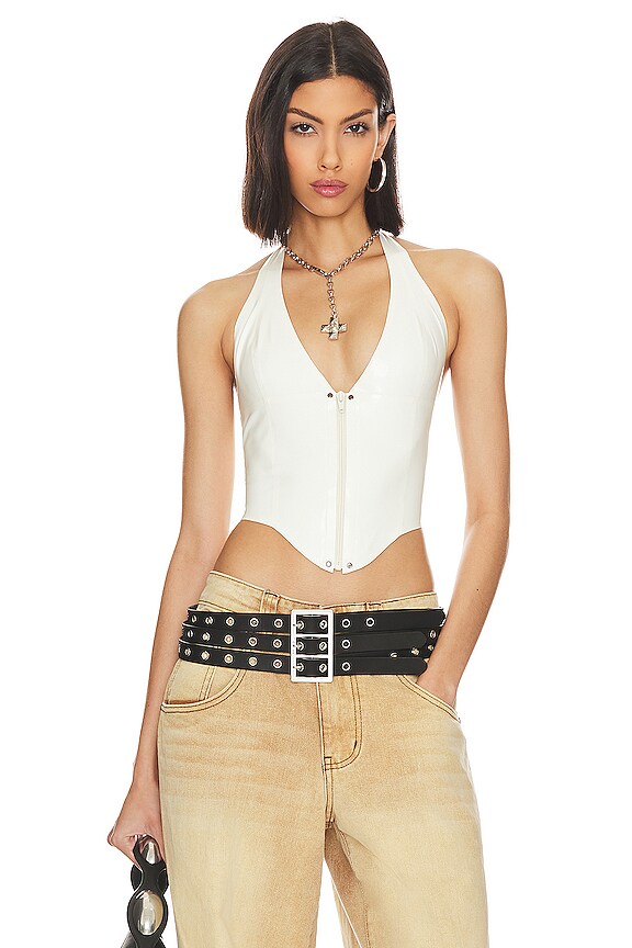 view 1 of 4 Mara Corset in White