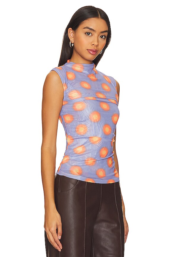 view 2 of 4 Cam Top in Gradient Dot Orange