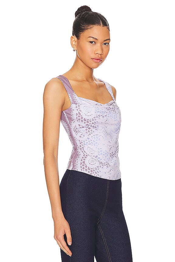 view 2 of 4 LUNA 탑 in Lace Gray