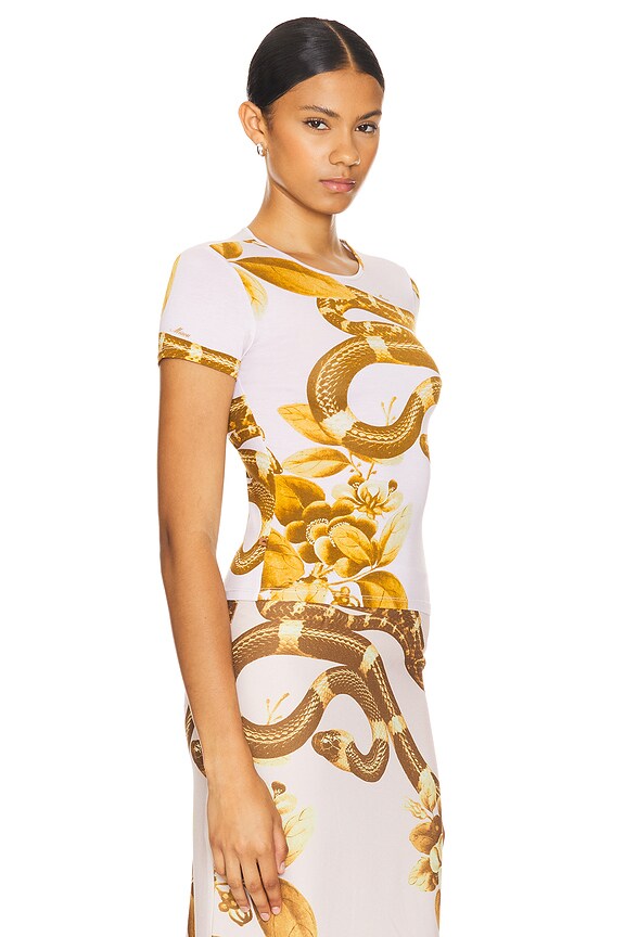 view 2 of 4 Mini Tee in Eden Print