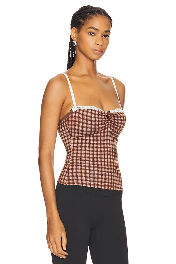 view 2 of 5 Enzo Top in Plaid