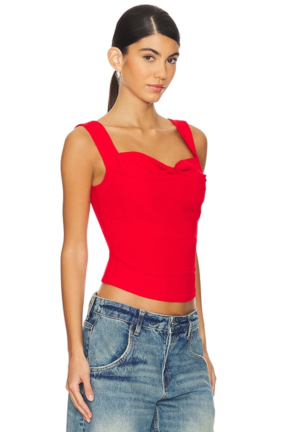 view 2 of 4 Imogene Corset in Red