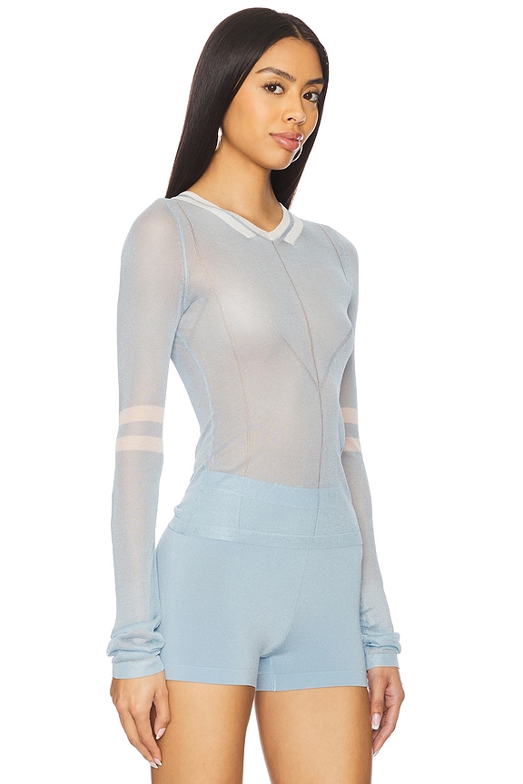 view 2 of 4 Monica Top in Periwinkle