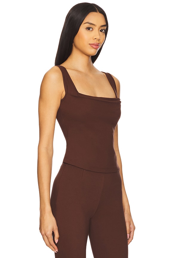 view 2 of 4 TOP CORSÉ LUNA in Chocolate