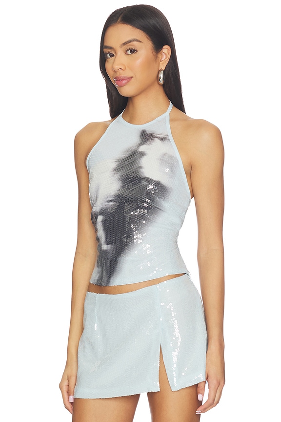 view 2 of 5 Natalia Top in Phantom Glacier